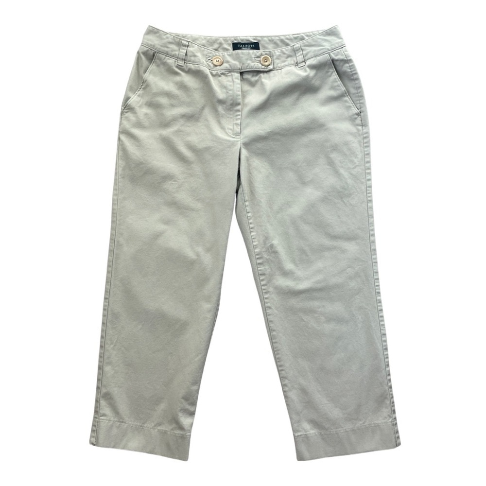 TALBOTS Capri Pant Khaki Women’s Size 12.
